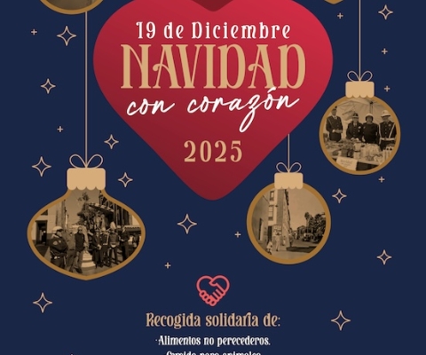 Cartel Navidad con Corazon
