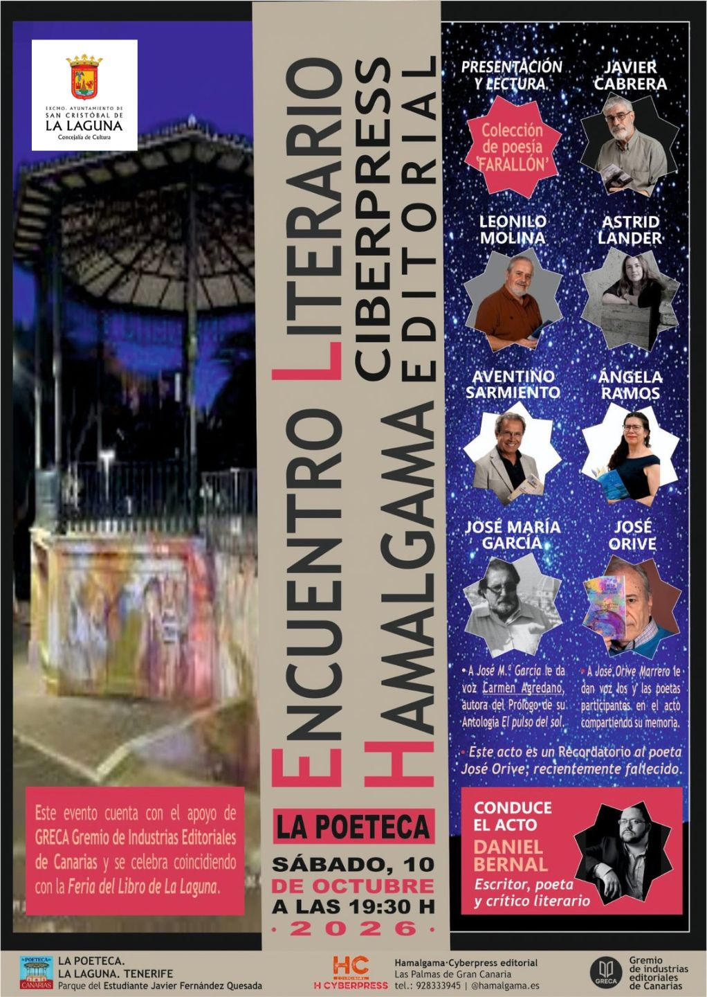 La Poeteca de Canarias 10.10.2026