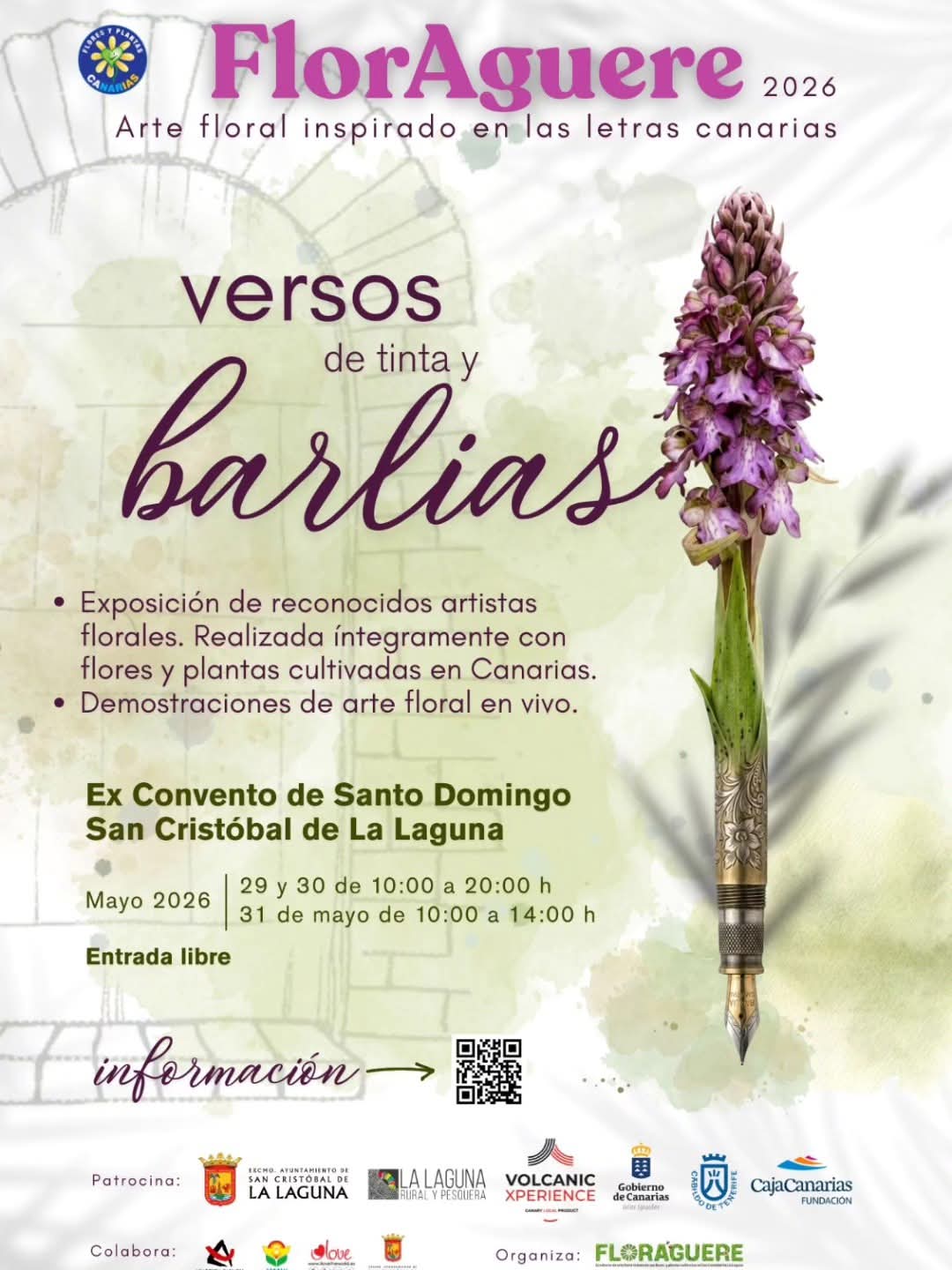 cartel anuncidor FLORAGUERE 2026