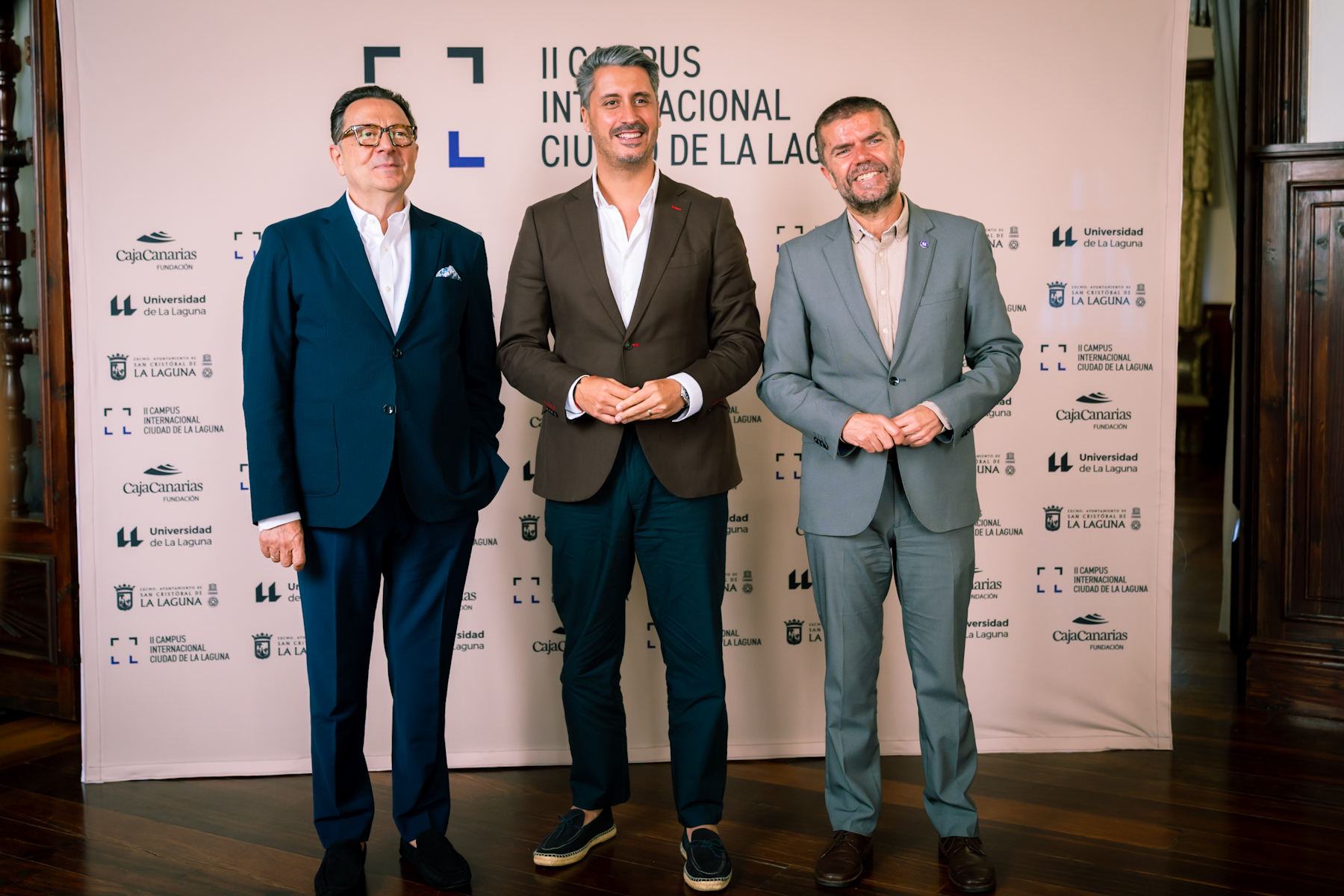 Humberto Orán, Luis Yeray Gutiérrez y Francisco García