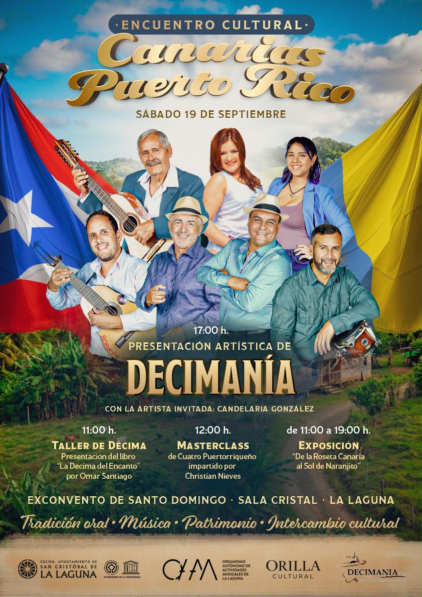 Cartel Encuentro Canarias Puerto Rico