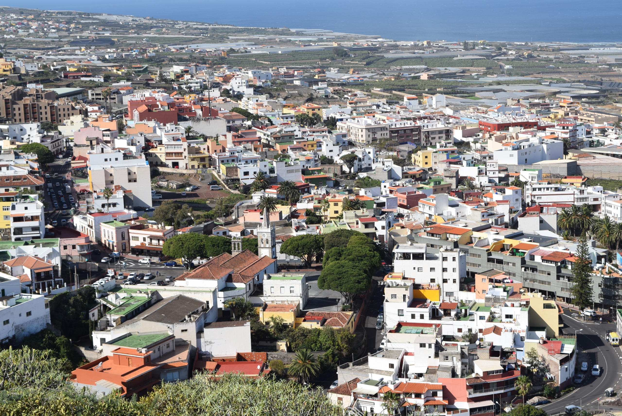 Vista aérea de Tejina