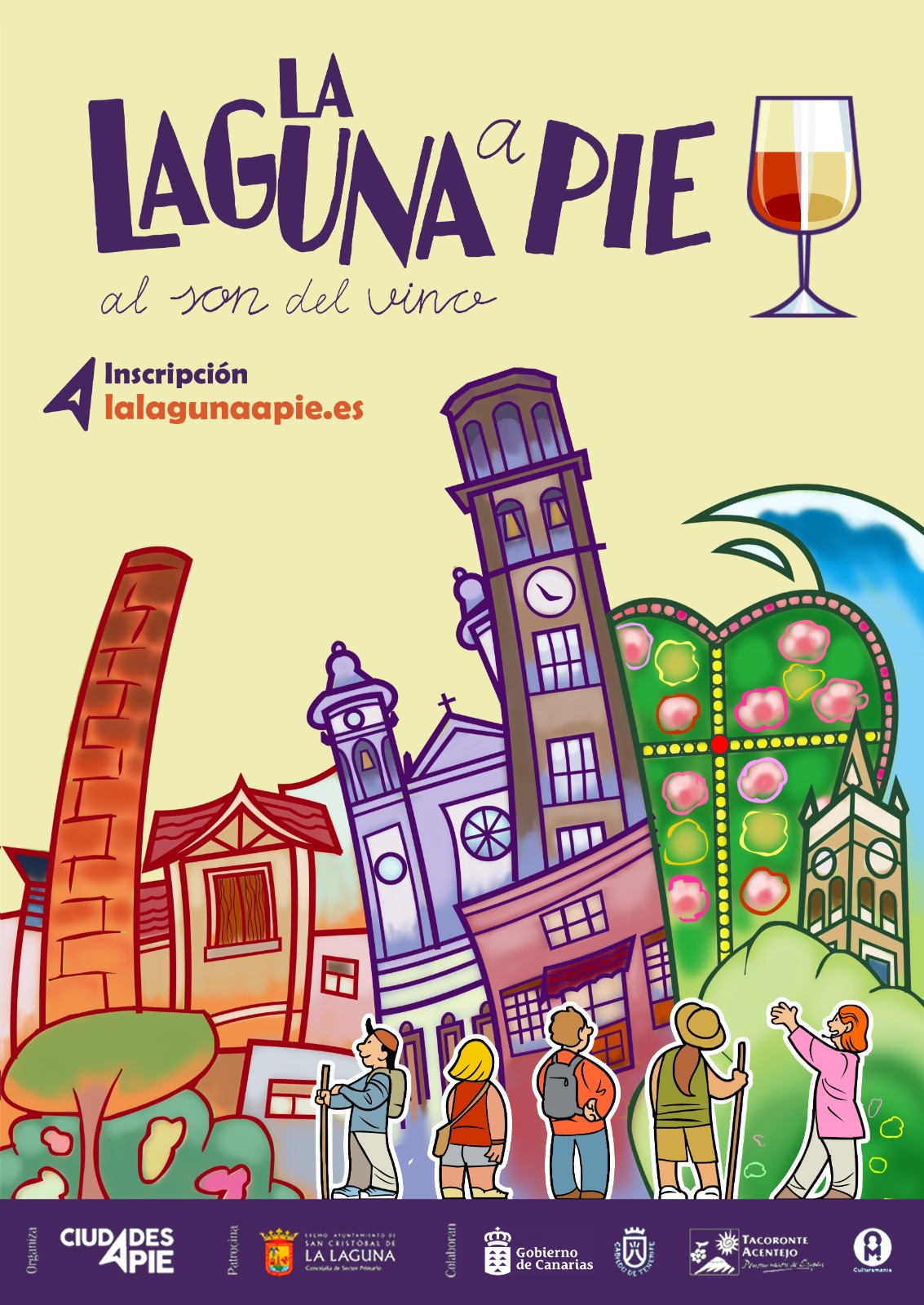 La Laguna a pie